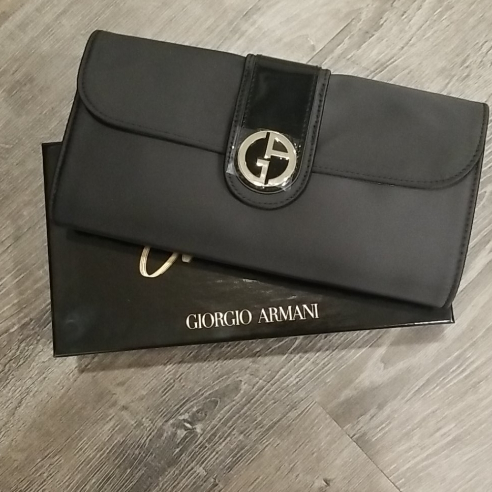 NWT Giorgio Armani clutch